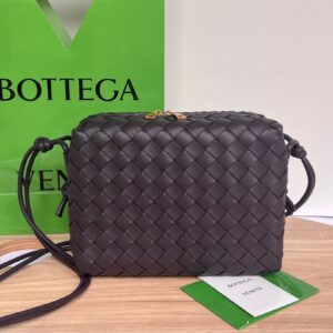 보테가 (징) 업그레이드 버전 더블 지퍼 편직 사각백 블랙 680225