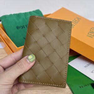 보테가 (징) 중편格 카드 지갑 카키 592619