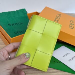 보테가 (징) 대편格 카드 지갑 라임 649602