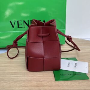 보테가 (징) 버킷백 미니 레드 680217