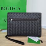 보테가 (징) 클래식 편직 손가방 블랙 693675