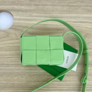 보테가 (징) 미니 카세트 백 그린 667048