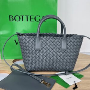 보테가 (징) 미니 카바트 그레이 709464