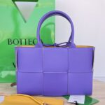 보테가 (징) 미니 토트 백 퍼플 소가죽