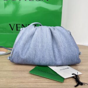 보테가 (징) 클러치 미니 블루 데님 양가죽 백 576227