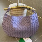 보테가 (징) 사르딘 반달형 핸드백 블루 716082