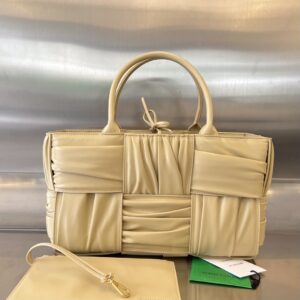 보테가 (징) 패브릭 토트백 베이지 729043