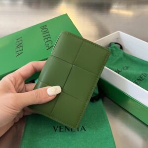 보테가 (징) 대편格 카드 지갑 그린 649602