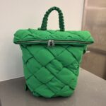 보테가 (징) 더블 백팩 그린 690891