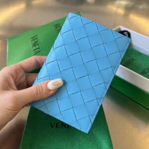 보테가 (징) 클래식 패스포트 케이스 블루 607482