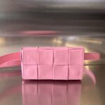 보테가 (징) 더 벨트 카세트 핑크 소가죽 미니백 651053