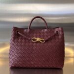 보테가 (징) 안디아모 토트백 클래식 나파 양가죽 와인 743572