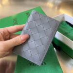 보테가 (징) 중편格 카드 지갑 그레이 592619