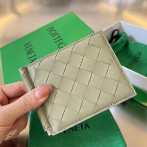 보테가 (징) 웨이브 카드 지갑 그린 592626