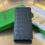 보테가 (징) 남성용 편직 지갑 블랙 676593