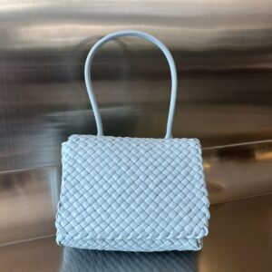 보테가 (징) 패티 웨이브 핸들백 하늘색 709420