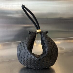 보테가 (징) 턴 701024 블랙 양가죽 숄더백