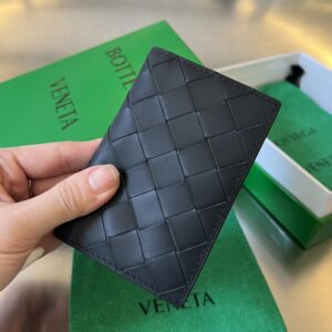 보테가 (징) 중편格 카드 지갑 블랙 592619