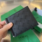 보테가 (징) 브레이드 카드 지갑 블랙 592626