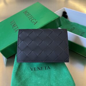 보테가 (징) 명함 지갑 블랙 605720