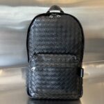 보테가 (징) 남성 더블 백팩 클래식 편직 공예 소가죽 블랙 730732