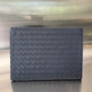 보테가 (징) 반지퍼 손잡이백 소가죽 그레이 607479