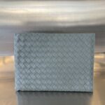 보테가 (징) 반지퍼 손잡이백 소가죽 실버 607479