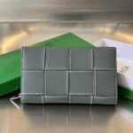 보테가 (징) 편직 외선 지갑 그레이 748054