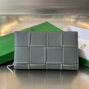 보테가 (징) 편직 외선 지갑 그레이 748054