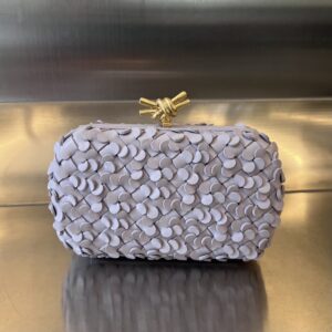 보테가 (징) 꽃잎 저녁 클러치 핑크 골드 717622