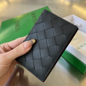 보테가 (징) 중편格 카드 지갑 블랙 592619