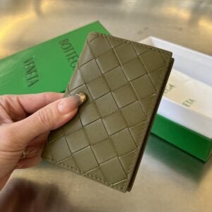 보테가 (징) 중편格 카드 지갑 소가죽 올리브 692619