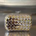 보테가 (징) 특별한晚宴包 Knot 실버 골드 파티 백 778500 실버, 골드