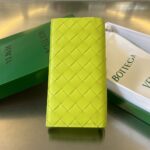 보테가 (징) 남성용 편직 지갑 연두색 676593