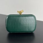 보테가 (징) Knot 저녁 클러치 가방 그린 737025