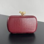 보테가 (징) Knot 저녁 클러치 와인색 737025