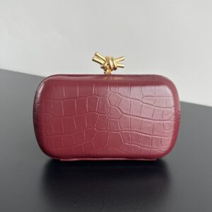 보테가 (징) Knot 저녁 클러치 와인색 737025