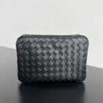 보테가 (징) 인트레치아토 중형 수납백 블랙 P780