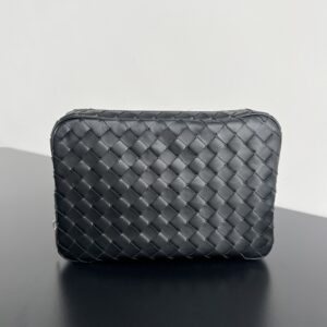 보테가 (징) 인트레치아토 중형 수납백 블랙 P780