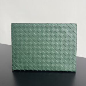 보테가 (징) 반지퍼 손잡이 가방 그린 607479