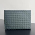 보테가 (징) 반지퍼 손잡이백 소가죽 그레이 607479