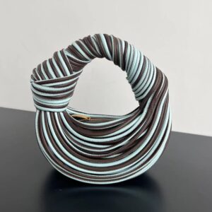 보테가 (징) 미니 조디 핸드백 브라운 하늘색 755540