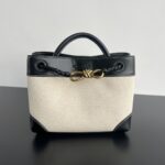 보테가 (징) 안디아모 손가방 소가죽 캔버스 오렌지 791594