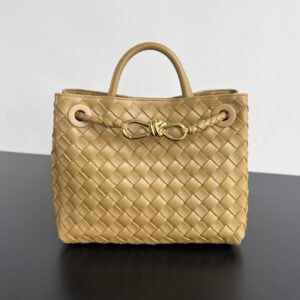 보테가 (징) 안디아모 손가방 클래식 내추럴 나파 양가죽 백 브라운 743568