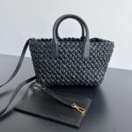 보테가 (징) 미니 카바트 블랙 양가죽 백 762830