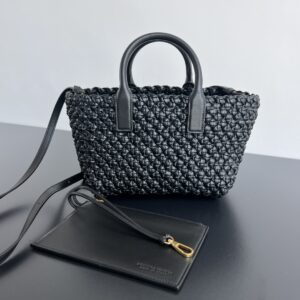 보테가 (징) 미니 카바트 블랙 양가죽 백 762830