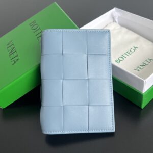 보테가 (징) 캐시미어 패스포트 케이스 블루 777046