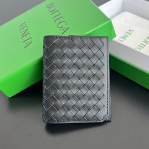 보테가 (징) 피콜로 엘라프 플랩 소가죽 카드 지갑 블랙 796964