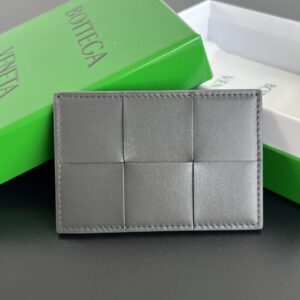보테가 (징) 대형 카드 지갑 그레이 649597