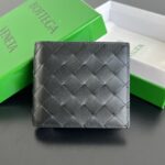 보테가 (징) 동전 지갑 더블 폴드 블랙 605722